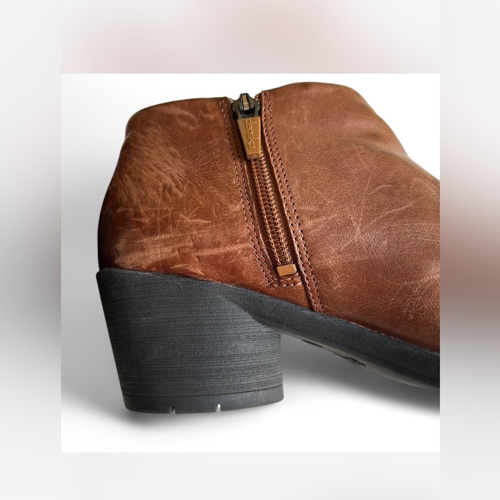 Dansko Brown Leather Ankle Boots - Picture 6 of 6